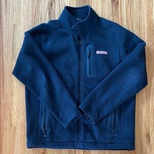 Vineyard Vines Navy Fleece Jacket